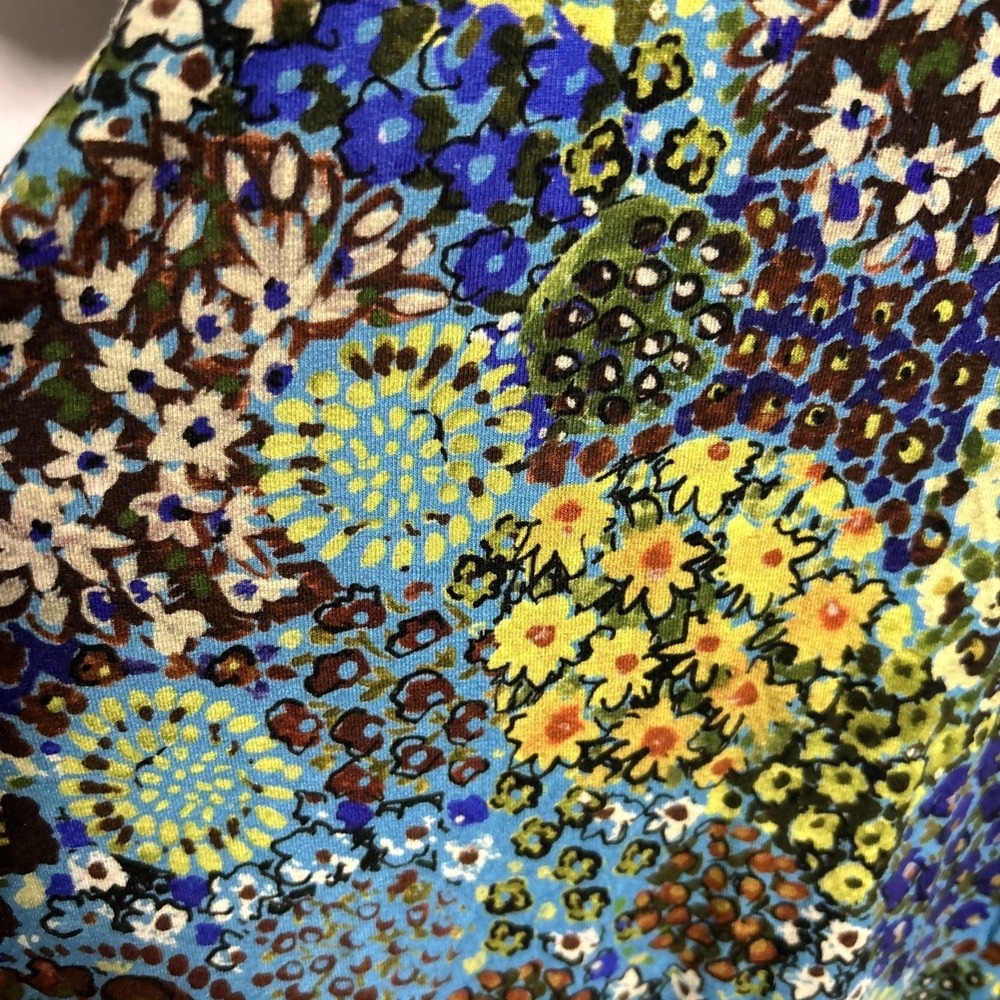 Salaam‎ Women's Large Floral Dress Pockets Stretch Colorful 3/4 Sleeve V Neck - Picture 10 of 14